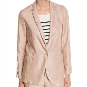 Forte Forte "Iridescent" jacket in satiny linen.